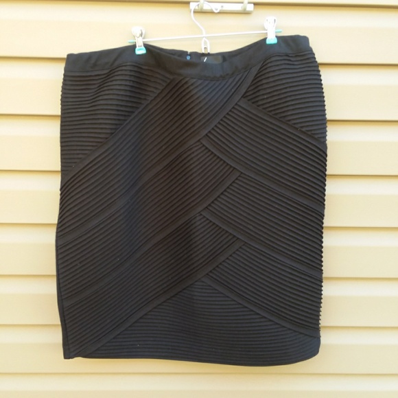 Lane Collection Lane Bryant Sz 22 Black Skirt - Picture 1 of 4